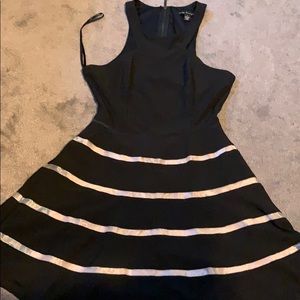 Black and Tan party dress